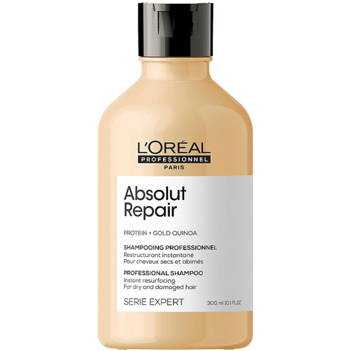 Шампунь для Интенсивного Восстановления Поврежденных Волос L'oreal Professionnel Serie Expert Absolut Repair Gold Quinoa + Protein Shampoo