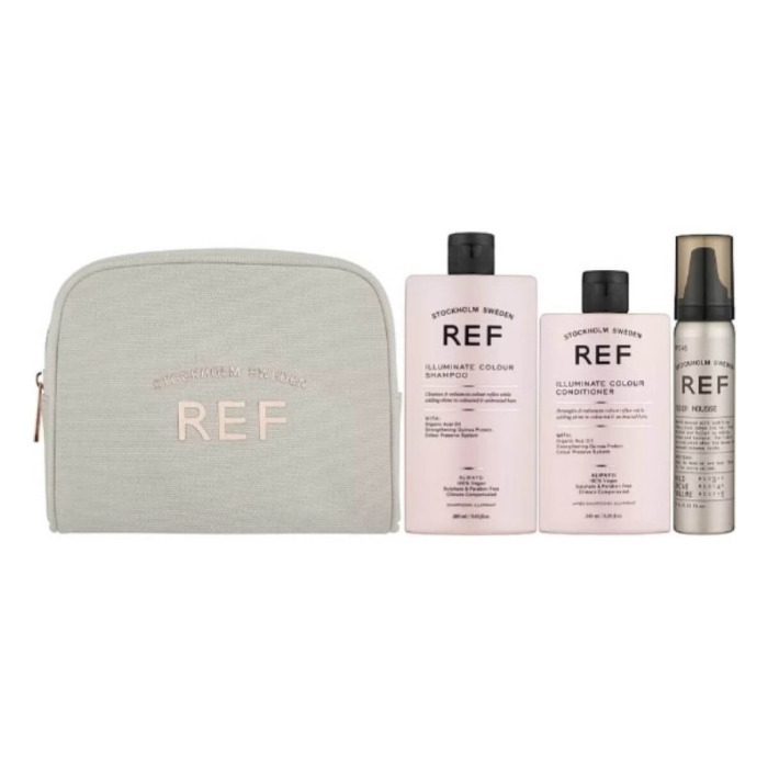 Набор с Косметичкой для Окрашенных Волос REF Beauty Bag Illuminate Colour