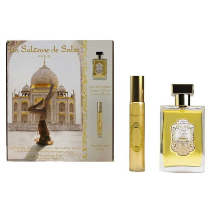 Набор Парфюмированная Вода «Таж Палас» + Распылитель La Sultane de Saba Voyage Taj Palace Perfume Gift Set Musk Incense Rose Coffret EDP 50 ml + 10 ml Vapo