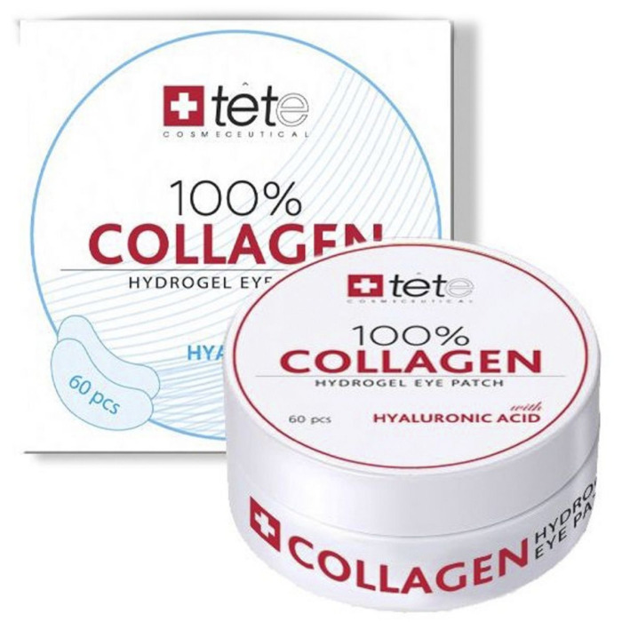 TETe Cosmeceutical 100% Collagen Hydrogel Patch Коллагеновые патчи под глаза